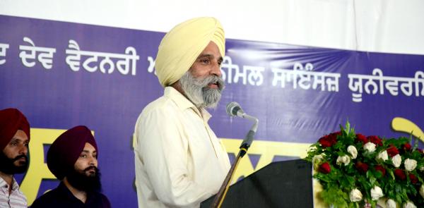 Dr. Parkash Singh Brar Addressing